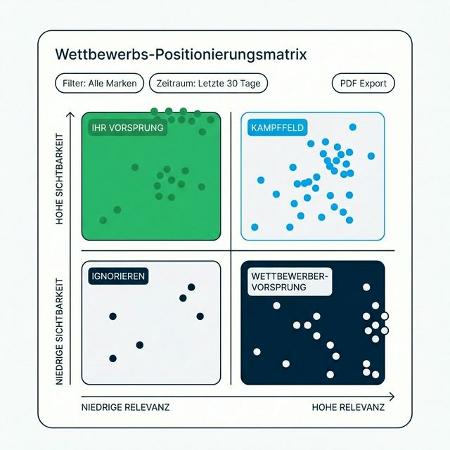 Wettbewerbs-Positionierungs-Matrix