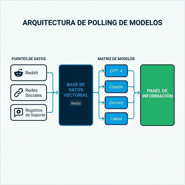 Arquitectura técnica para sistemas de model polling enterprise