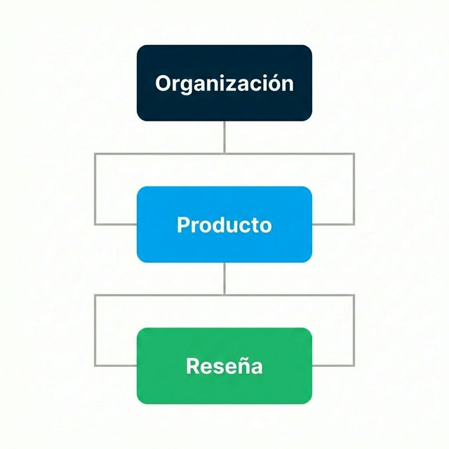 Grafo de entidades mostrando schema anidado vs plano