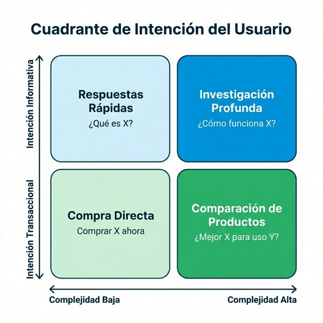 Cuadrante de Intención del Usuario