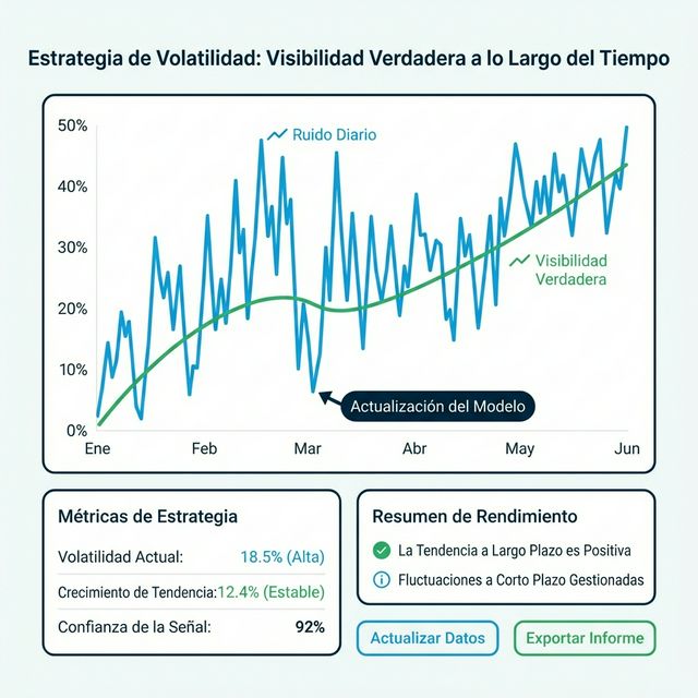Gráfico de estrategia de gestión de volatilidad