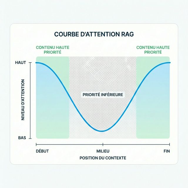 Courbe d'attention Perdu au Milieu