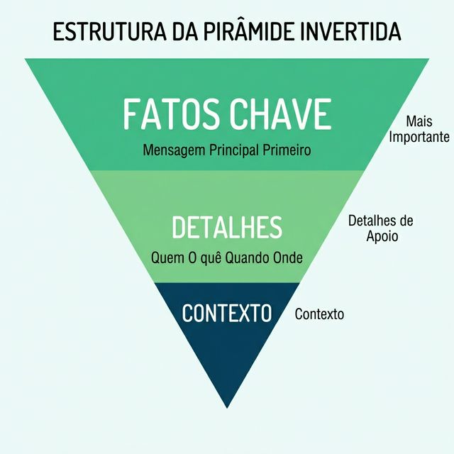 Estrutura da Pirâmide Invertida para Otimização de Conteúdo