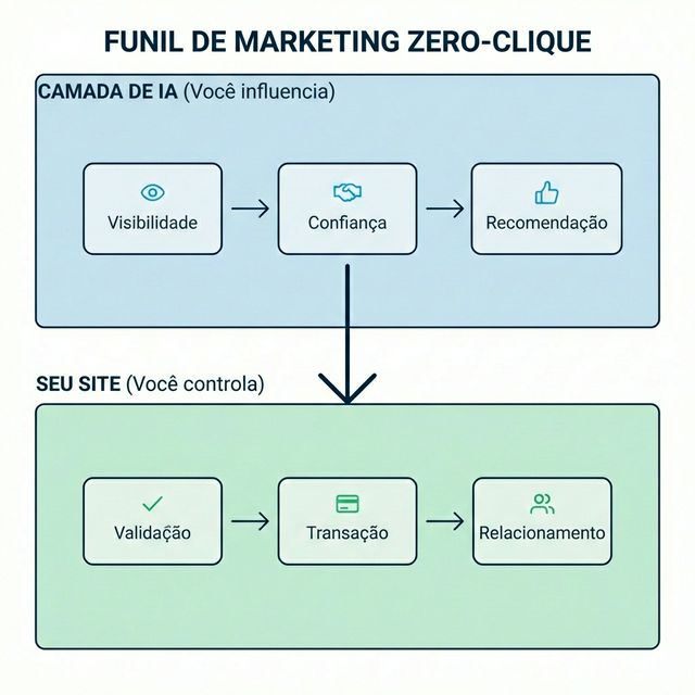 Funil de Marketing Zero-Click